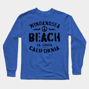 Windandsea Beach, La Jolla, California Long Sleeve T-Shirt